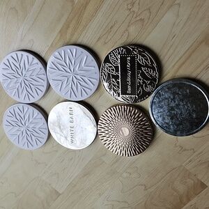 Bath And & Body Works White Barn Candle Lids Tops Only